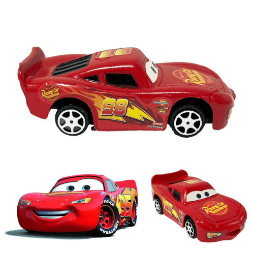 Kit 8 Carros Relampago Mcqueen